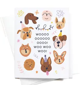 Easyhand Goods Co. Woo Birthday Dog Greeting Card