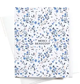 Easyhand Goods Co. Merci Beaucoup Floral Greeting Card