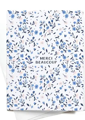 Easyhand Goods Co. Merci Beaucoup Floral Greeting Card