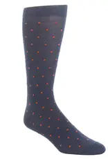 Dapper Classics Dress Navy w/ Burnt Orange Dots