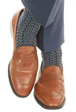 Dapper Classics Classic Navy w/ Ash & Sky Blue Circle