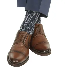 Dapper Classics Classic Navy w/ Ash & Sky Blue Circle