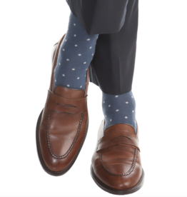 Dapper Classics Bay With Ash Dots Merino Mid-Calf