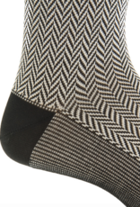 Dapper Classics Black w/ Tan Herringbone