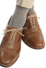 Dapper Classics Black w/ Tan Herringbone