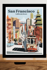 Local Notion California St Cable Car Print