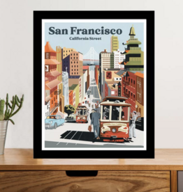 Local Notion California St Cable Car Print