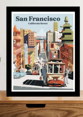 Local Notion California St Cable Car Print