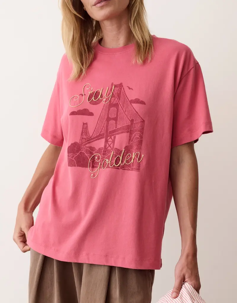 Marine Layer Miracle Jersey Oversized Graphic Tee