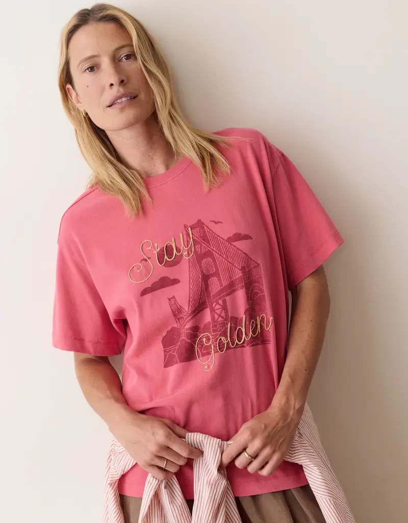 Marine Layer Miracle Jersey Oversized Graphic Tee