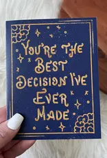 Big Moods Best Decision Card