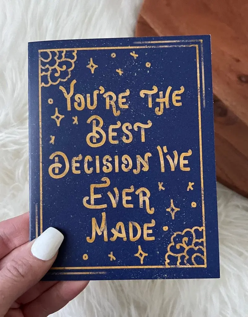 Big Moods Best Decision Card