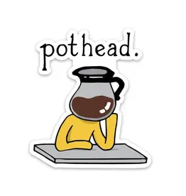 Big Moods Pot Head Sticker