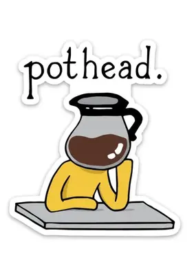 Big Moods Pot Head Sticker