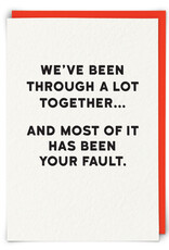Redback Cards Your Fault Card
