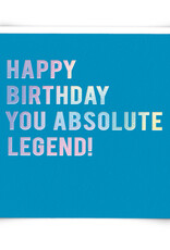 Redback Cards BDay Legend Card