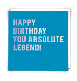 Redback Cards BDay Legend Card