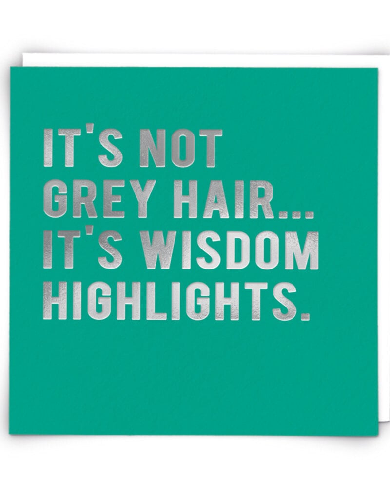 Redback Cards Gray Hair Wisdom Card