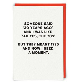 Redback Cards 30 Years Ago Moment Card