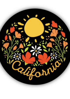 Big Moods California Flowers Sticker