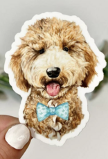 Big Moods Dog w/ Tongue Out Sticker