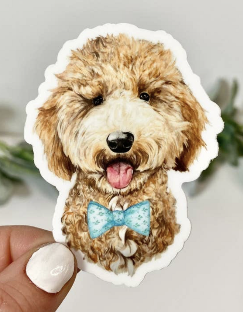 Big Moods Dog w/ Tongue Out Sticker