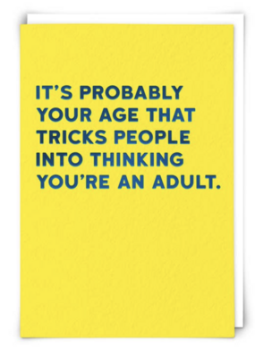 Redback Cards Your Age Card