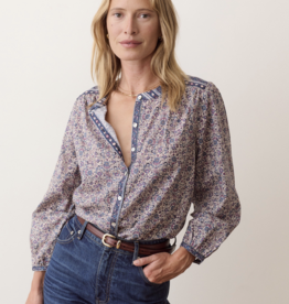 Marine Layer Vivian Button Through Blouse