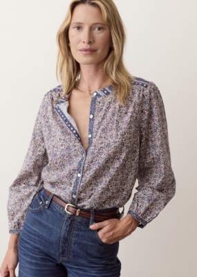 Marine Layer Vivian Button Through Blouse
