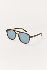 Z Supply Tourist Tortoise Blue Sunglasses