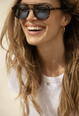Z Supply Tourist Tortoise Blue Sunglasses