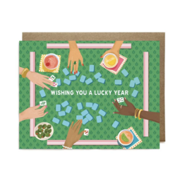 Ula Bloom Lucky Year Mahjong Card