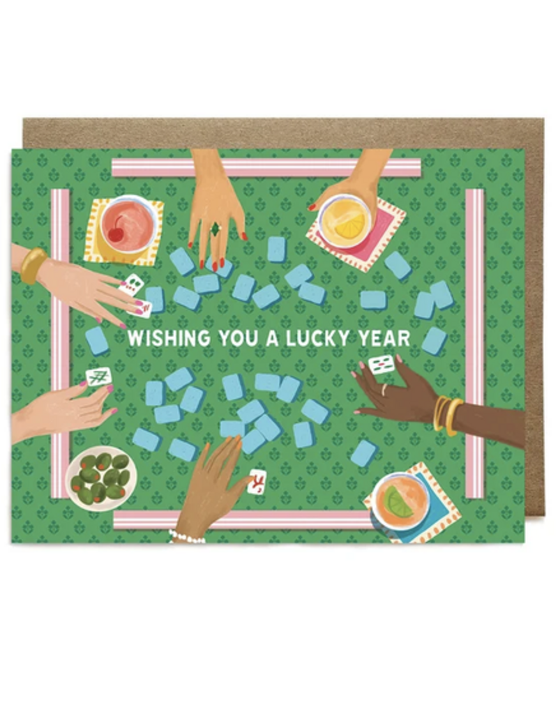 Ula Bloom Lucky Year Mahjong Card