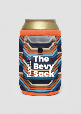 Rumpl Bevy Sack - Midnight Retro Stripes