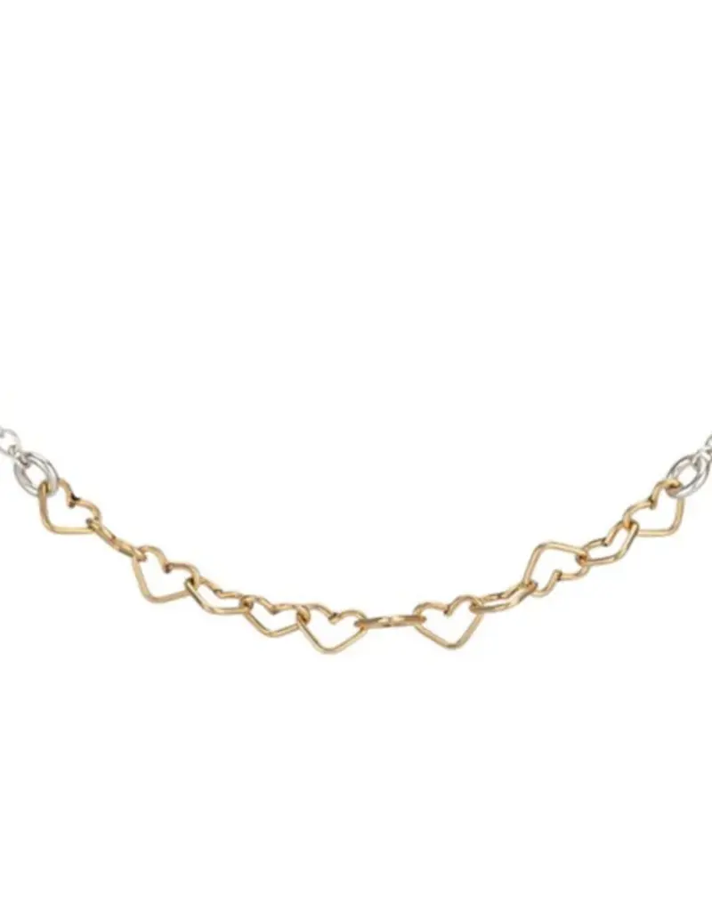Freshie & Zero Bitsy Hearts Necklace 16"
