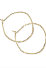 Freshie & Zero GF Minimal Hoop-Small Organic Circle