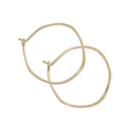 Freshie & Zero GF Minimal Hoop-Small Organic Circle