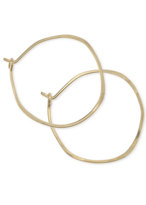 Freshie & Zero GF Minimal Hoop-Small Organic Circle