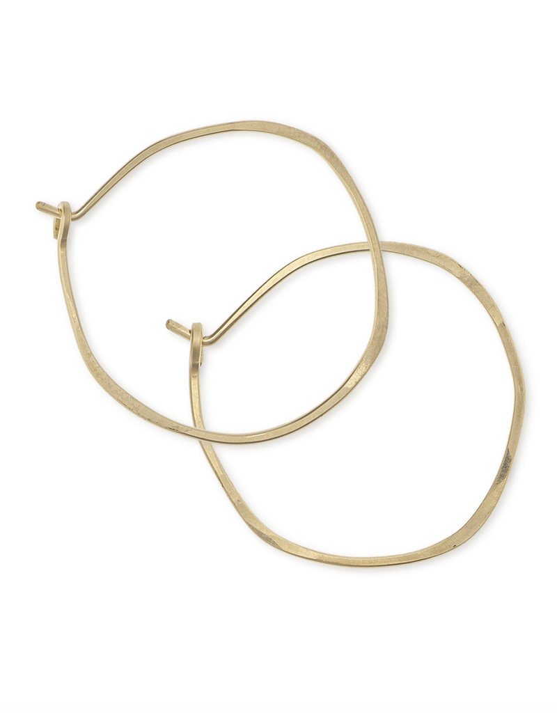 Freshie & Zero GF Minimal Hoop-Small Organic Circle