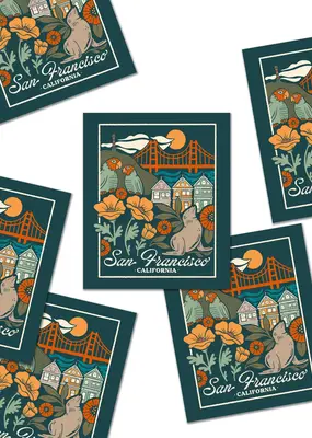 Hollis Callas San Francisco Sticker