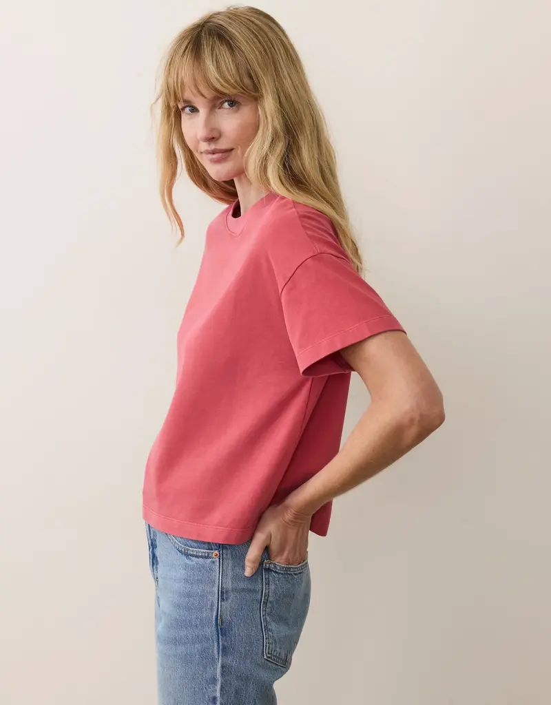 Marine Layer Luxe Jersey Crew Tee