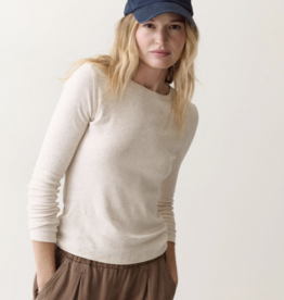Marine Layer Mini Rib Long Sleeve Crew Tee
