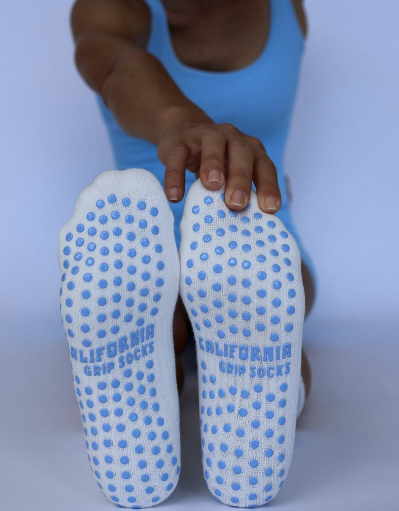 California Grip Socks The Palm Grip Sock - Blue