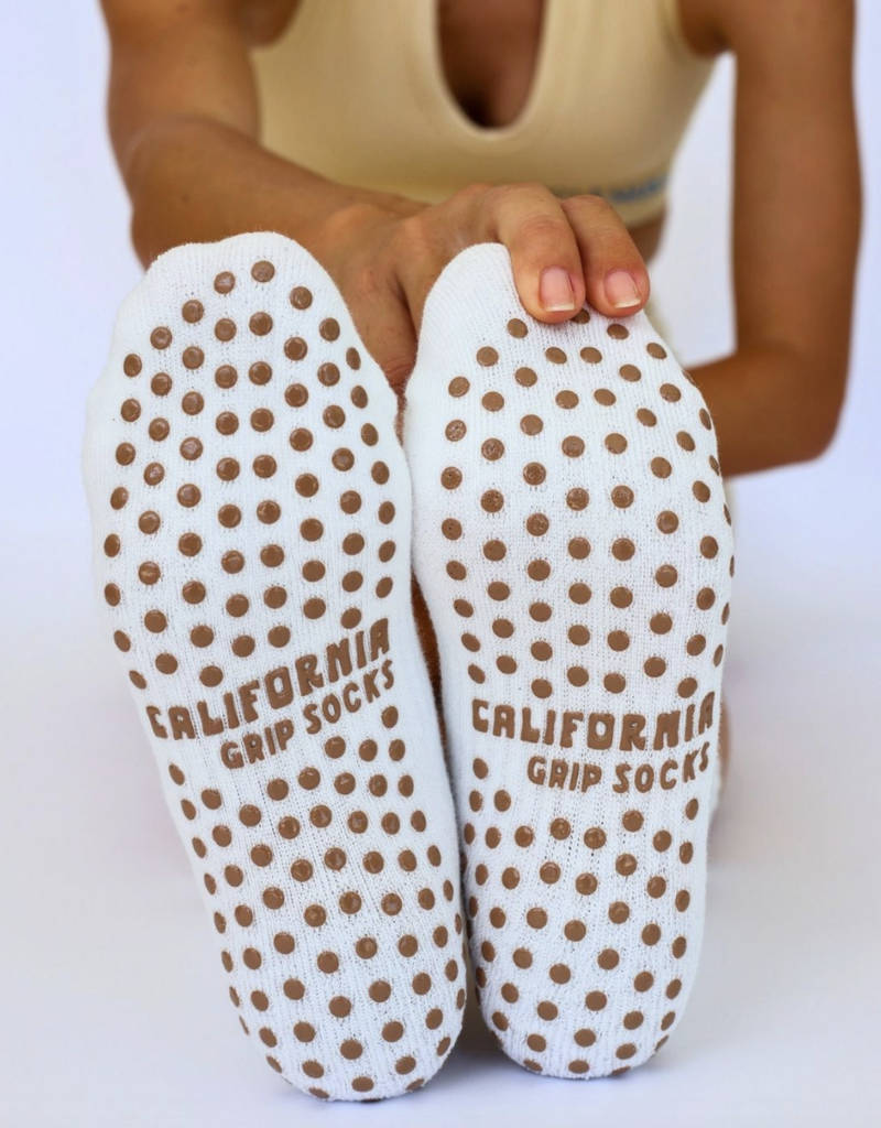 California Grip Socks The Palm Grip Sock - Khaki