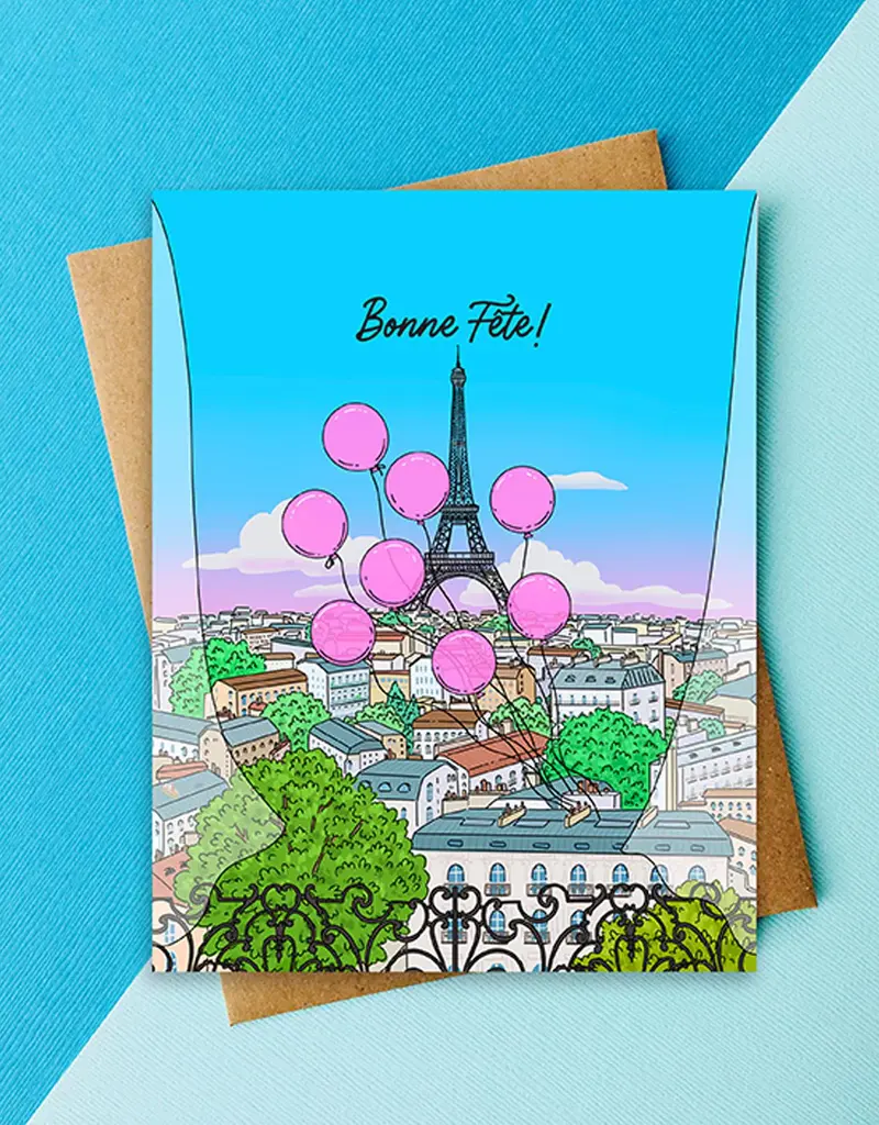 Top Hat and Monocle Bonne Fete - Funny Paris