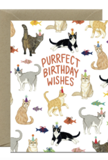 Yeppie Paper Purrfect Birthday Wishes Card