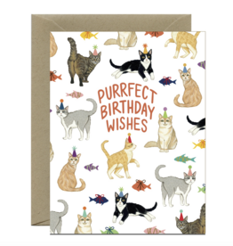 Yeppie Paper Purrfect Birthday Wishes Card