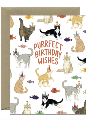 Yeppie Paper Purrfect Birthday Wishes Card