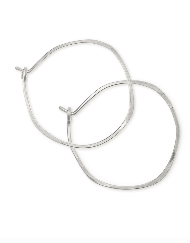 Freshie & Zero SS Minimal Hoop-Small Organic Circle