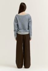 Grade and Gather Stripe V-Neck Sweater